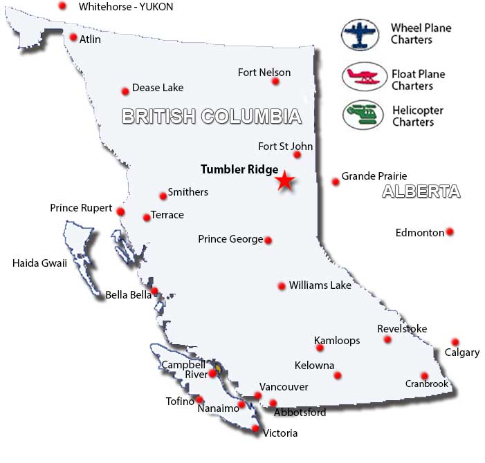 Tumbler Ridge Charter Flights